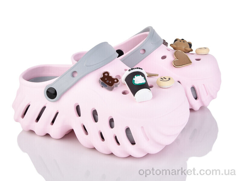 Купить Крокси жіночі 24505-389B Luck Line рожевий, фото 1