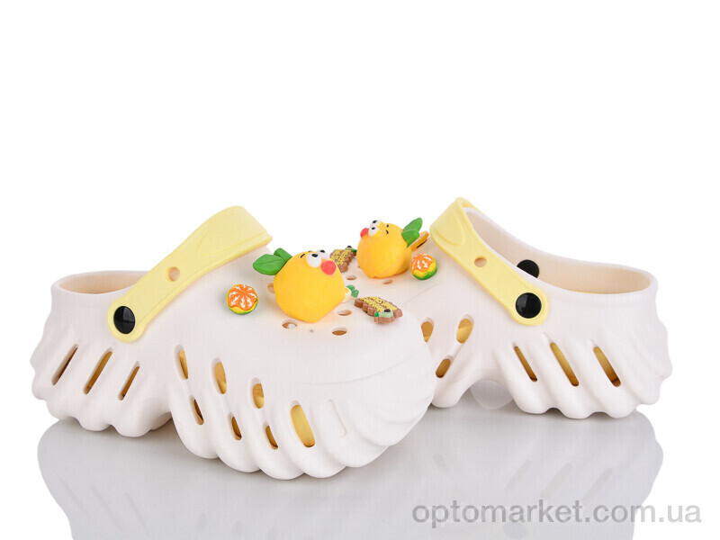 Купить Крокси жіночі 24505-390A Luck Line бежевий, фото 1