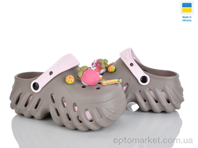 Купить Крокси жіночі 24505-395A Luck Line коричневий, фото 1