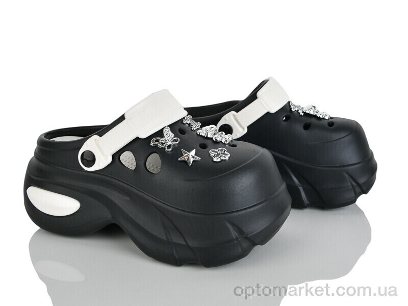 Купить Крокси жіночі 24506-361B Luck Line чорний, фото 1