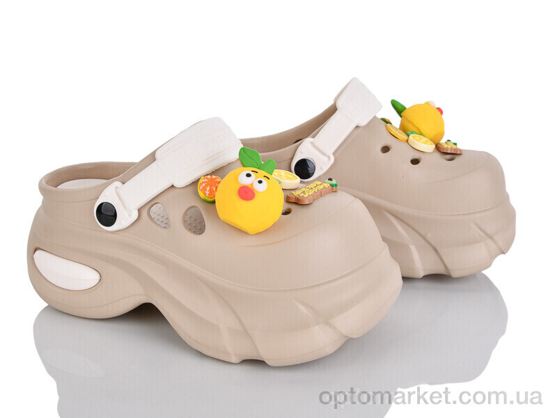 Купить Крокси жіночі 24506-381A Luck Line коричневий, фото 1