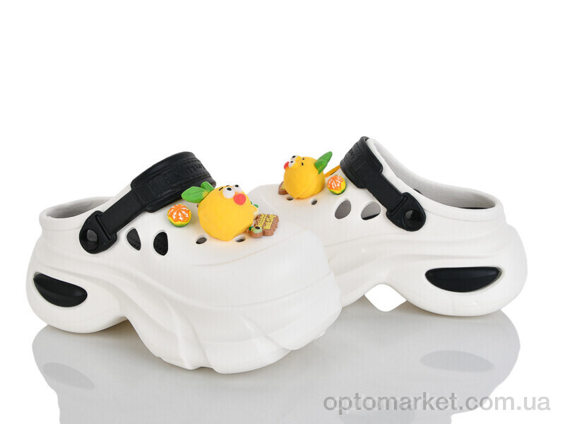 Купить Крокси жіночі 24506-387A Luck Line білий, фото 1