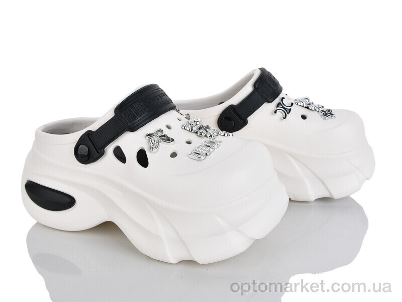 Купить Крокси жіночі 24506-387B Luck Line білий, фото 1