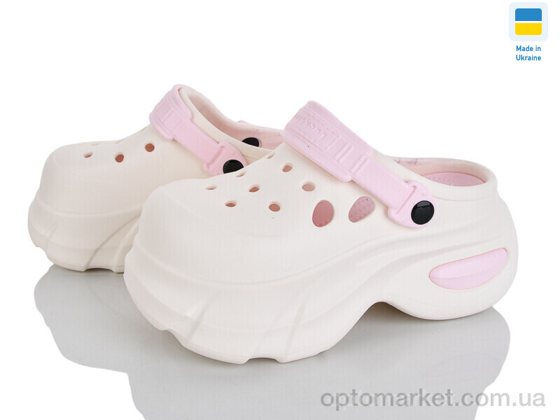 Купить Крокси жіночі 24506-389 Luck Line бежевий, фото 1