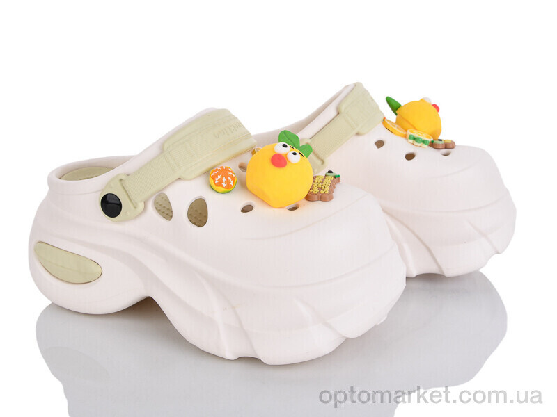 Купить Крокси жіночі 24506-390A Luck Line бежевий, фото 1