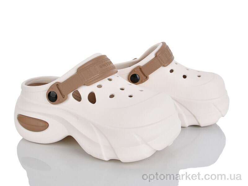 Купить Крокси жіночі 24506-396 Luck Line бежевий, фото 1