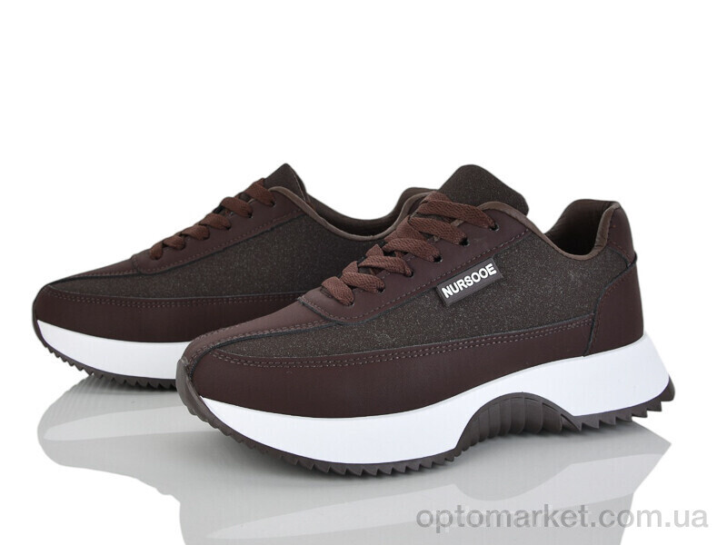 Купить Кросівки жіночі 246-96 Бабочка-Mengfuna-AESD коричневий, фото 1