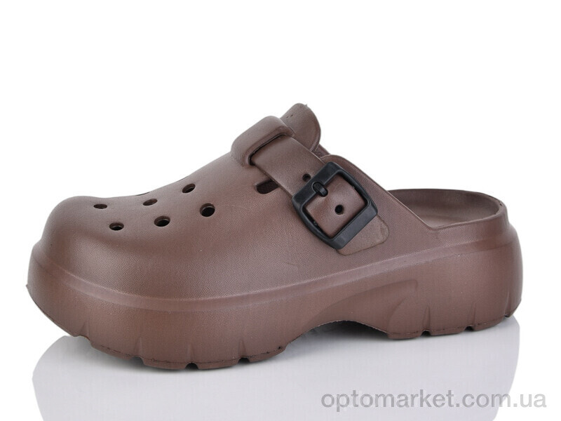 Купить Крокси унісекс 2461-388 Luck Line коричневий, фото 1