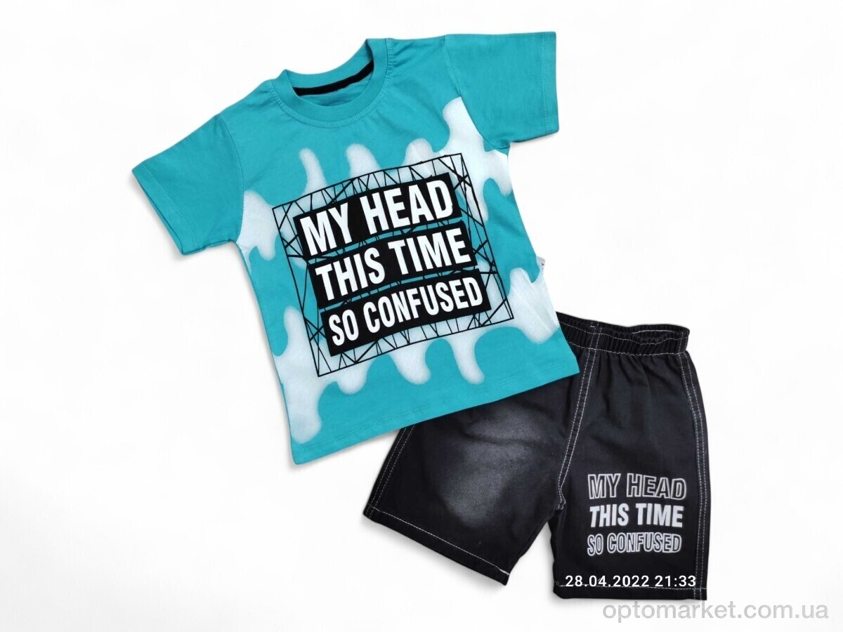 Купить Костюм дитячі 2474 бірюзовий E.K.Y.Baby блакитний, фото 1