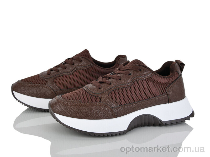 Купить Кросівки жіночі 248-113 Бабочка-Mengfuna-AESD коричневий, фото 1