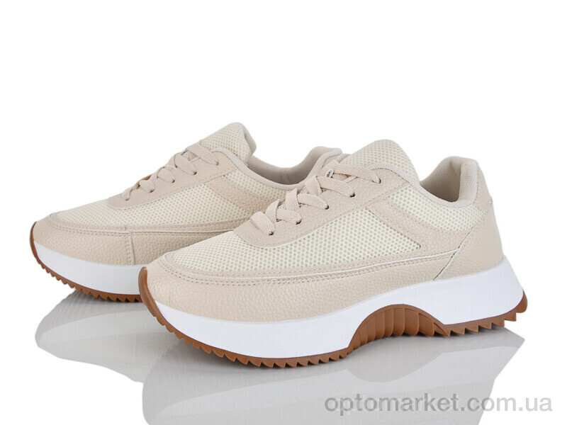 Купить Кросівки жіночі 248-119 Бабочка-Mengfuna-AESD бежевий, фото 1