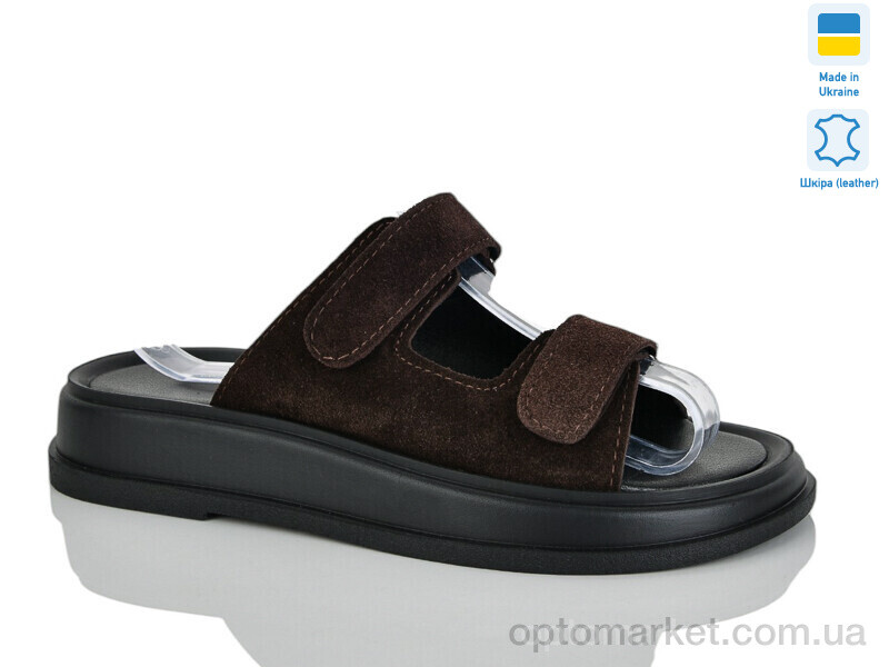 Купить Шльопанці жіночі 248 коричн.з. Sali коричневий, фото 1