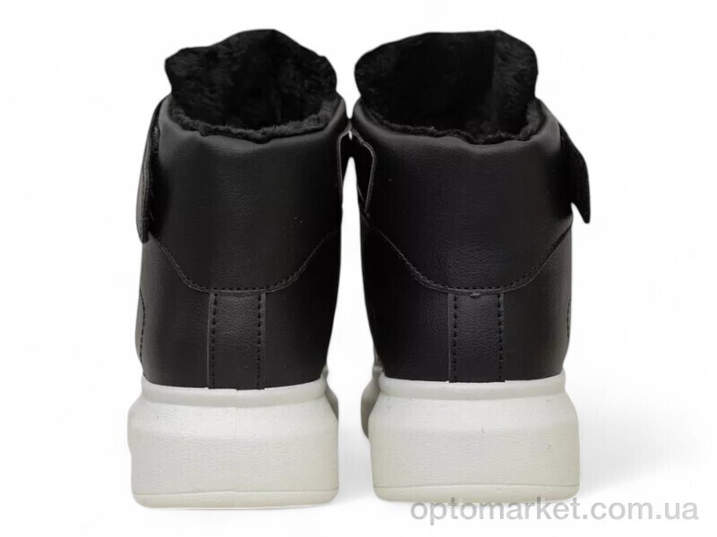 Купить Черевики жіночі 248RA2252 чорно-білий Massmag чорний, фото 4