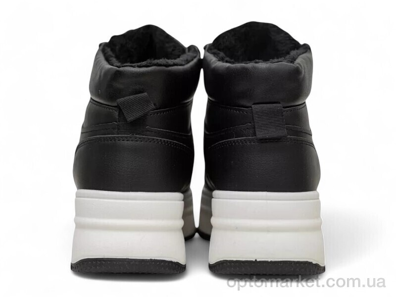 Купить Кросівки жіночі 248RAM014 чорно-білий Massmag чорний, фото 4