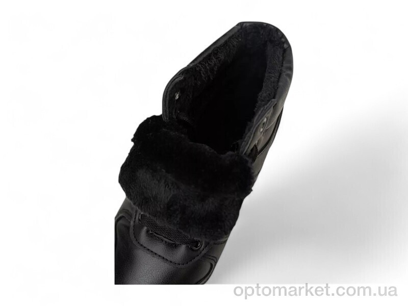 Купить Кросівки жіночі 248RAM014 чорно-білий Massmag чорний, фото 5