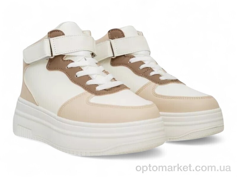 Купить Кросівки жіночі 248RAM02 бежево-коричневий Massmag бежевий, фото 3