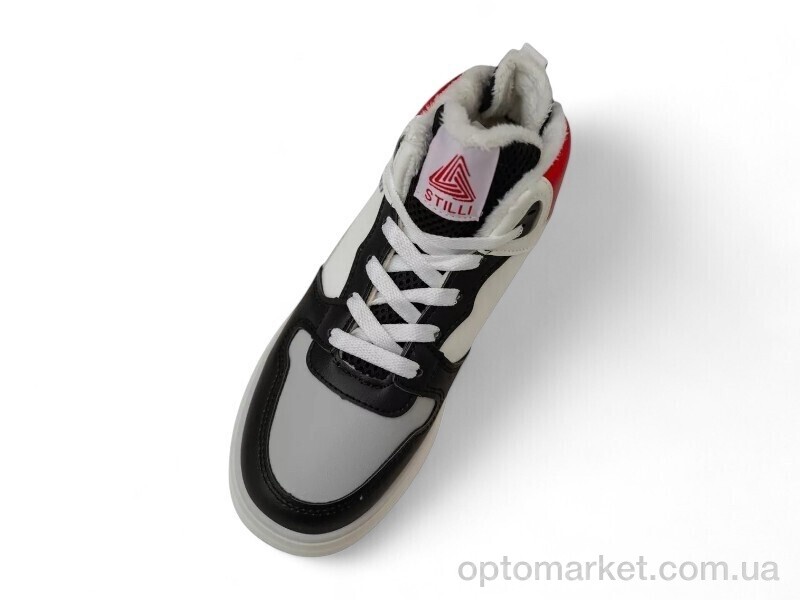 Купить Кросівки жіночі 248RAM09 біло-червоний Stilli білий, фото 2