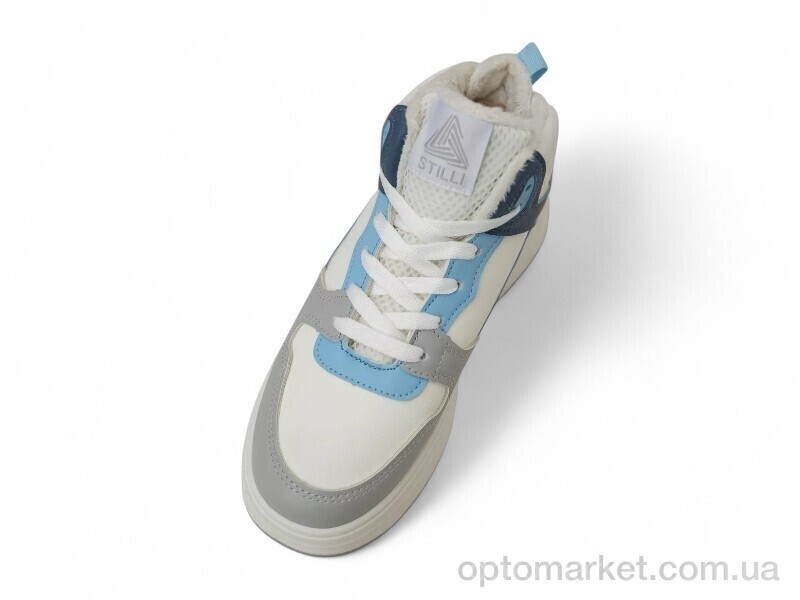 Купить Кросівки жіночі 248RAM09 біло-рожевий Stilli білий, фото 2