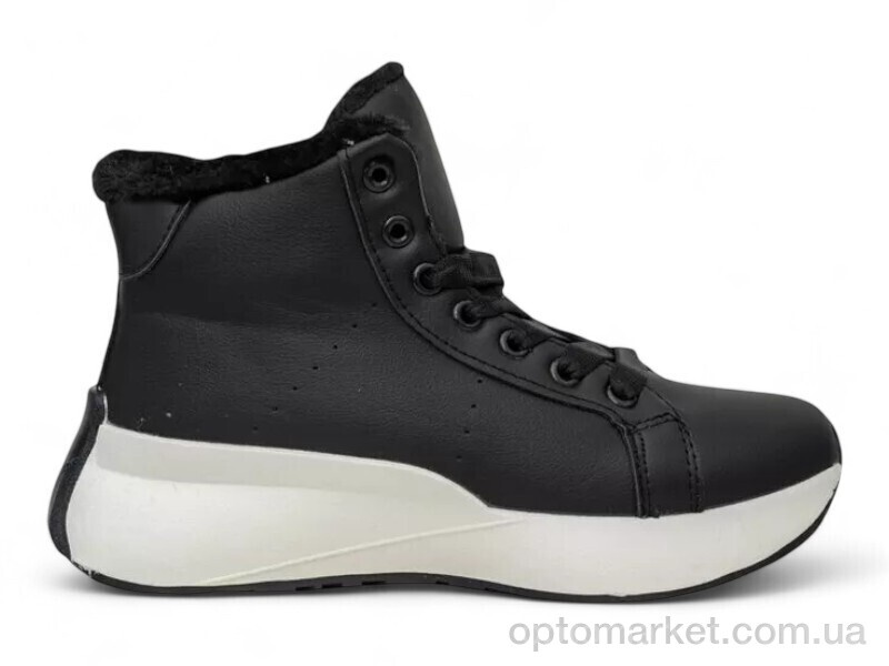 Купить Черевики жіночі 248RXM20 чорно-білий Massmag чорний, фото 1