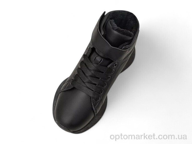 Купить Черевики жіночі 248RXM25 чорний Massmag чорний, фото 2