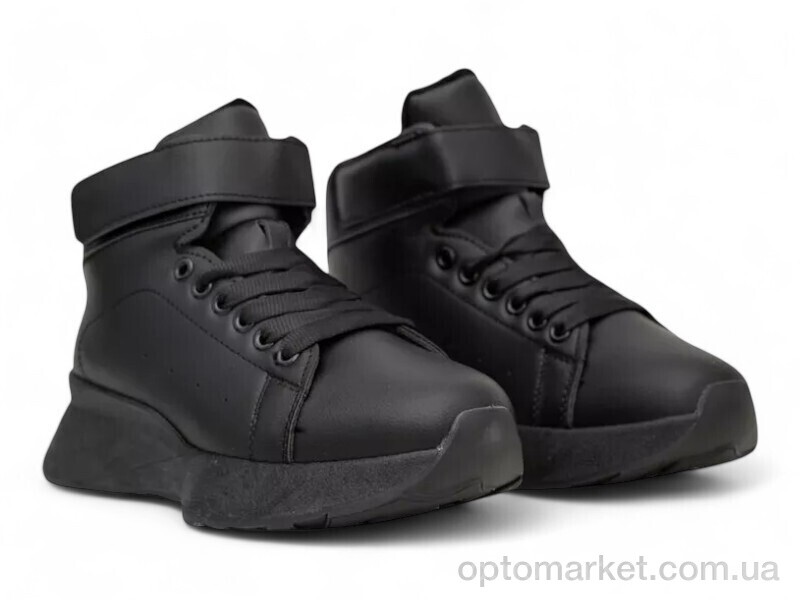 Купить Черевики жіночі 248RXM25 чорний Massmag чорний, фото 3