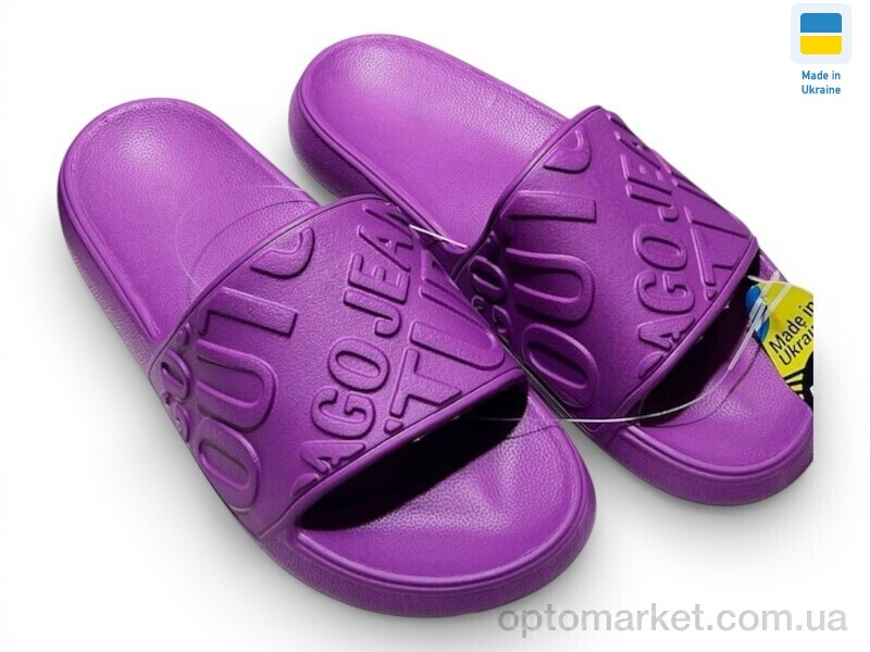 Купить Шльопанці жіночі 249 ягідний Dago рожевий, фото 1