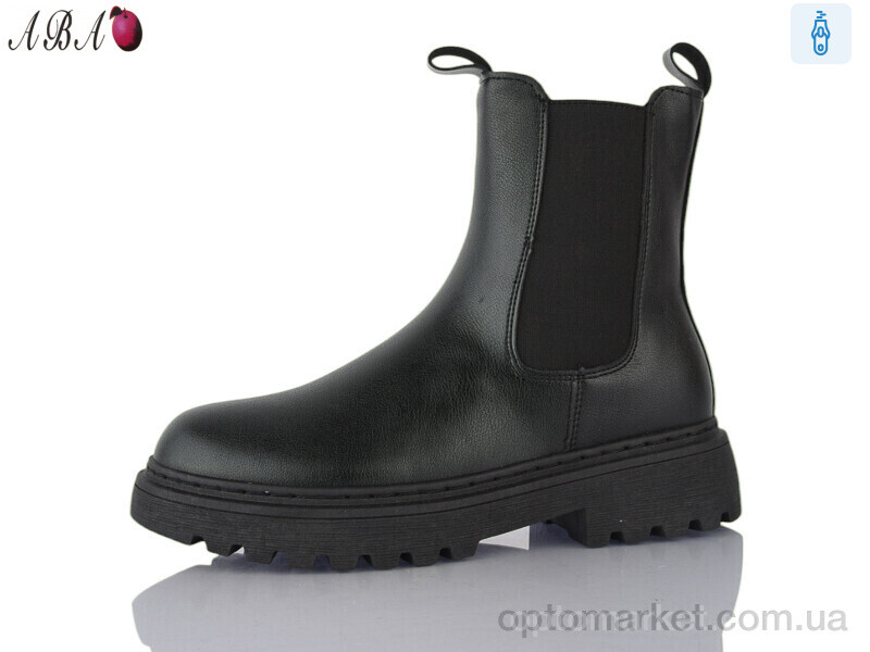 Купить Черевики жіночі 25-1 Aba чорний, фото 1