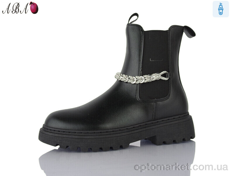 Купить Черевики жіночі 25-19 Aba чорний, фото 1