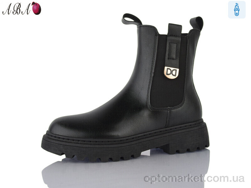 Купить Черевики жіночі 25-21 Aba чорний, фото 1