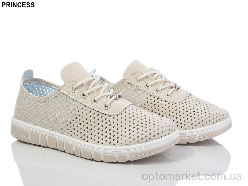 Купить Кросівки жіночі 25-7 Princess бежевий, фото 1