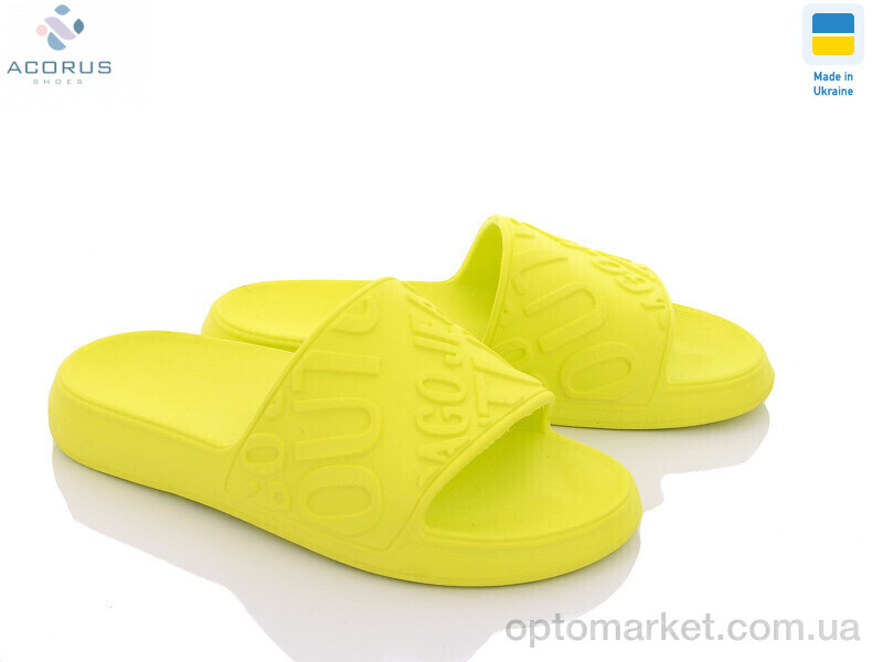 Купить Шльопанці жіночі 250 жовтий Dago жовтий, фото 1