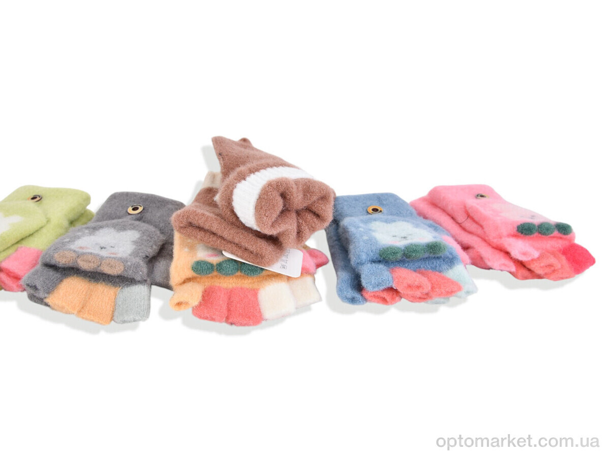 Купить Рукавиці дитячі 2502 (7-10) mix Rubi мікс, фото 2