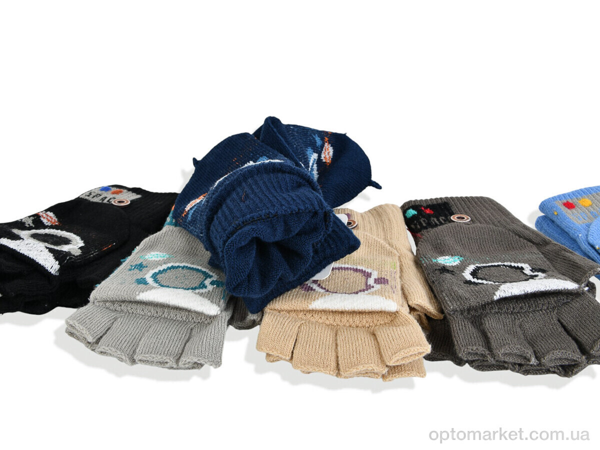 Купить Рукавиці дитячі 2505 (7-10) mix Rubi мікс, фото 2