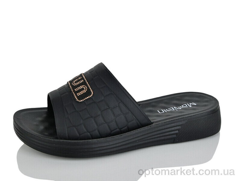 Купить Шльопанці жіночі 2506-1 MaiNeLin чорний, фото 1