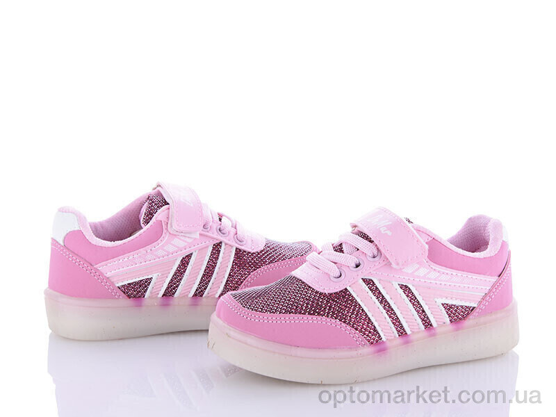 Купить Кросівки дитячі 2508-09 не світяться Demur рожевий, фото 1