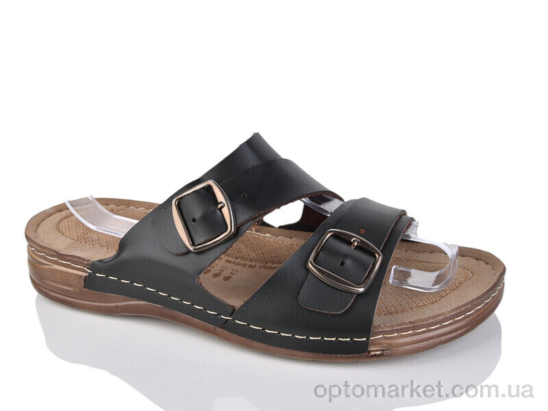 Купить Шльопанці чоловічі 251 black Oscar чорний, фото 1