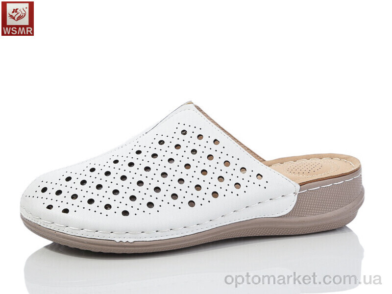 Купить Шльопанці жіночі 2510-2 WSMR білий, фото 1