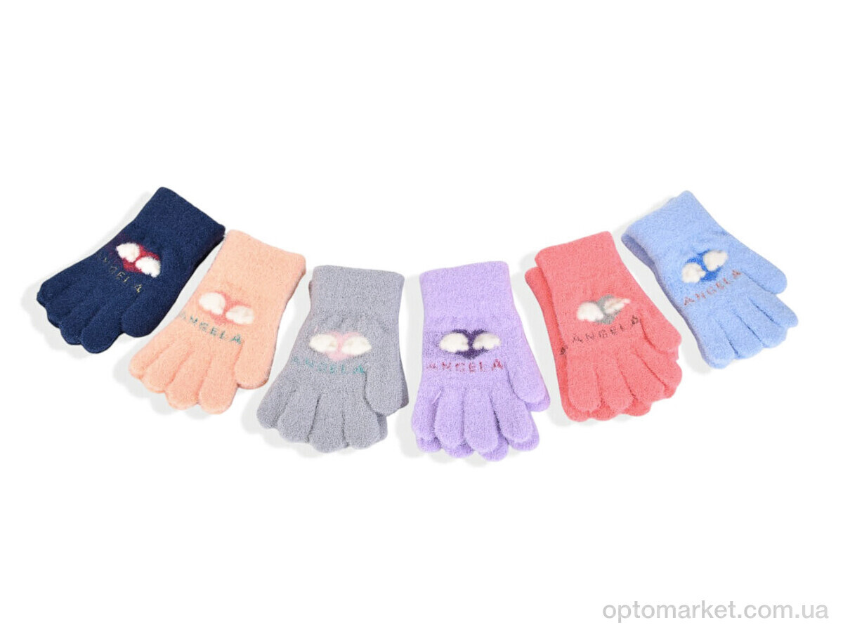 Купить Рукавички дитячі 2512 (13см) хутро mix Rubi мікс, фото 1