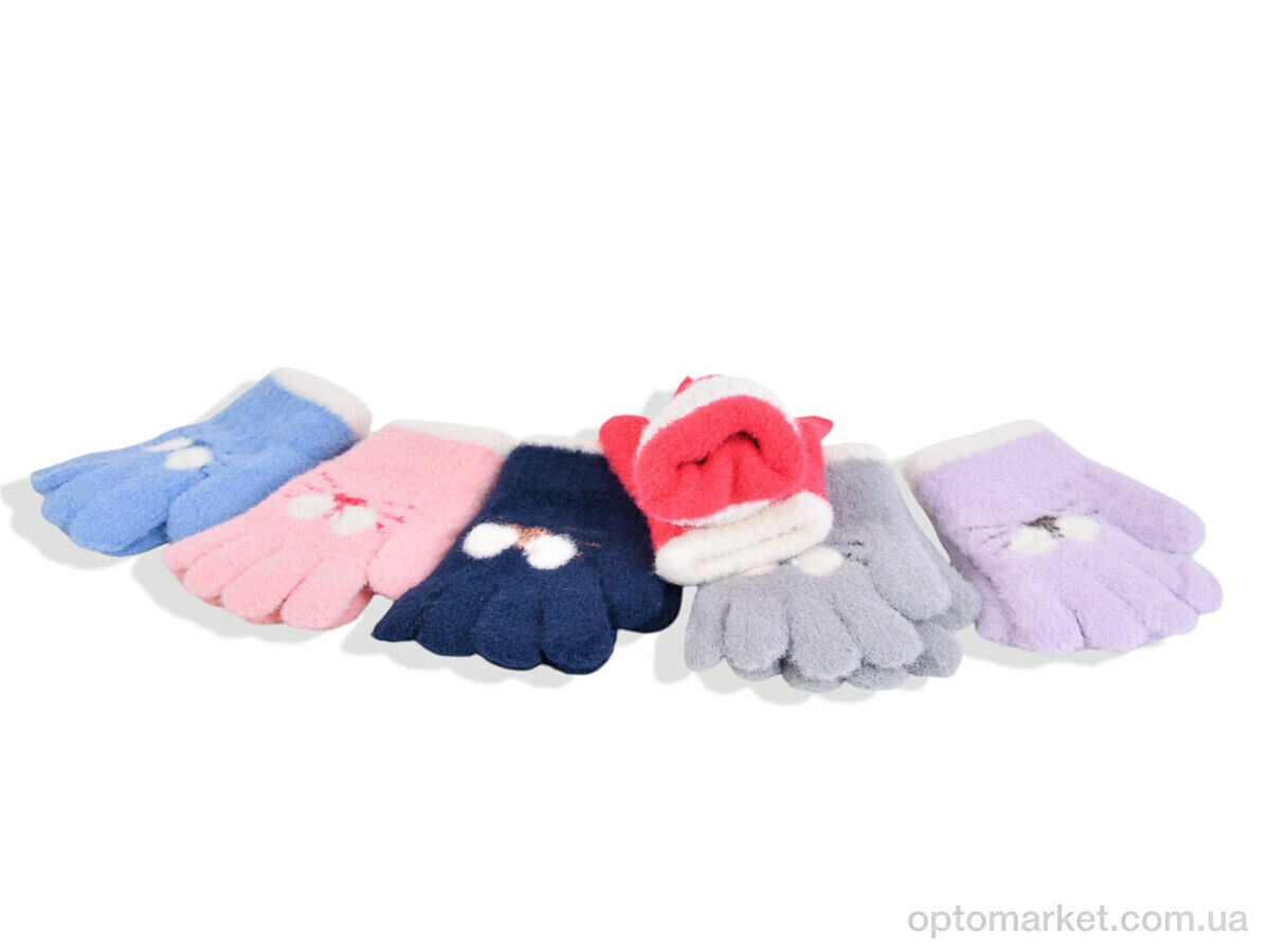 Купить Рукавички дитячі 2514 (3-5) mix Rubi мікс, фото 2