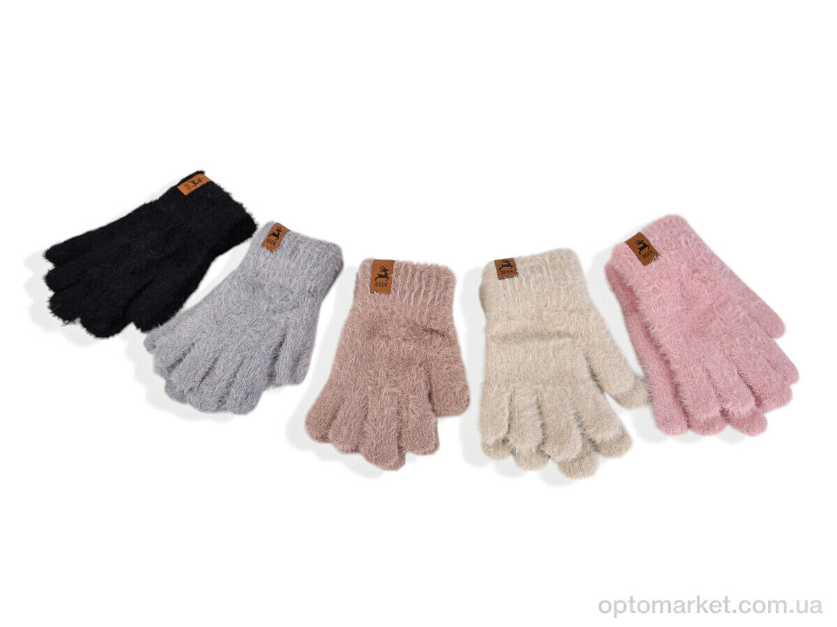 Купить Рукавички дитячі 2518 (14см) хутро mix Rubi мікс, фото 1