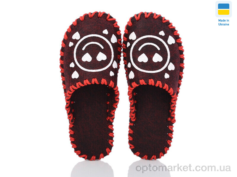 Купить Капці жіночі 251W бордо Vendsi бордовий, фото 2