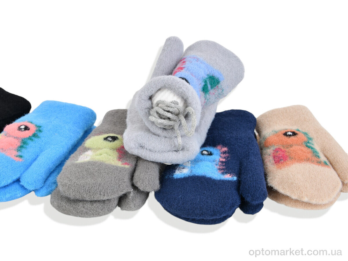 Купить Рукавиці дитячі 2523 (2-3) mix Rubi мікс, фото 2