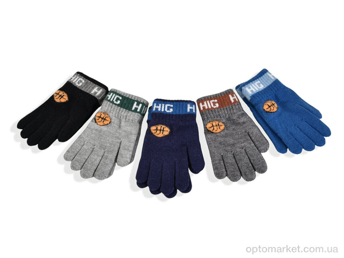 Купить Рукавички дитячі 2529S (хутро) mix Henu мікс, фото 1