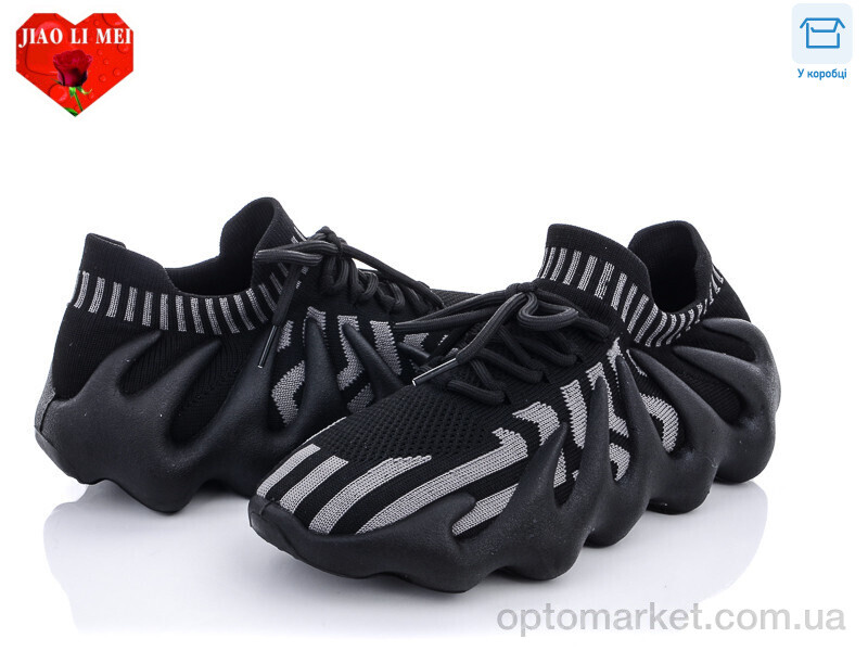 Купить Кросівки жіночі 253-1 Jiao Li Mei чорний, фото 1