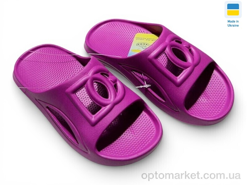Купить Шльопанці жіночі 253 ягідний Dago рожевий, фото 1