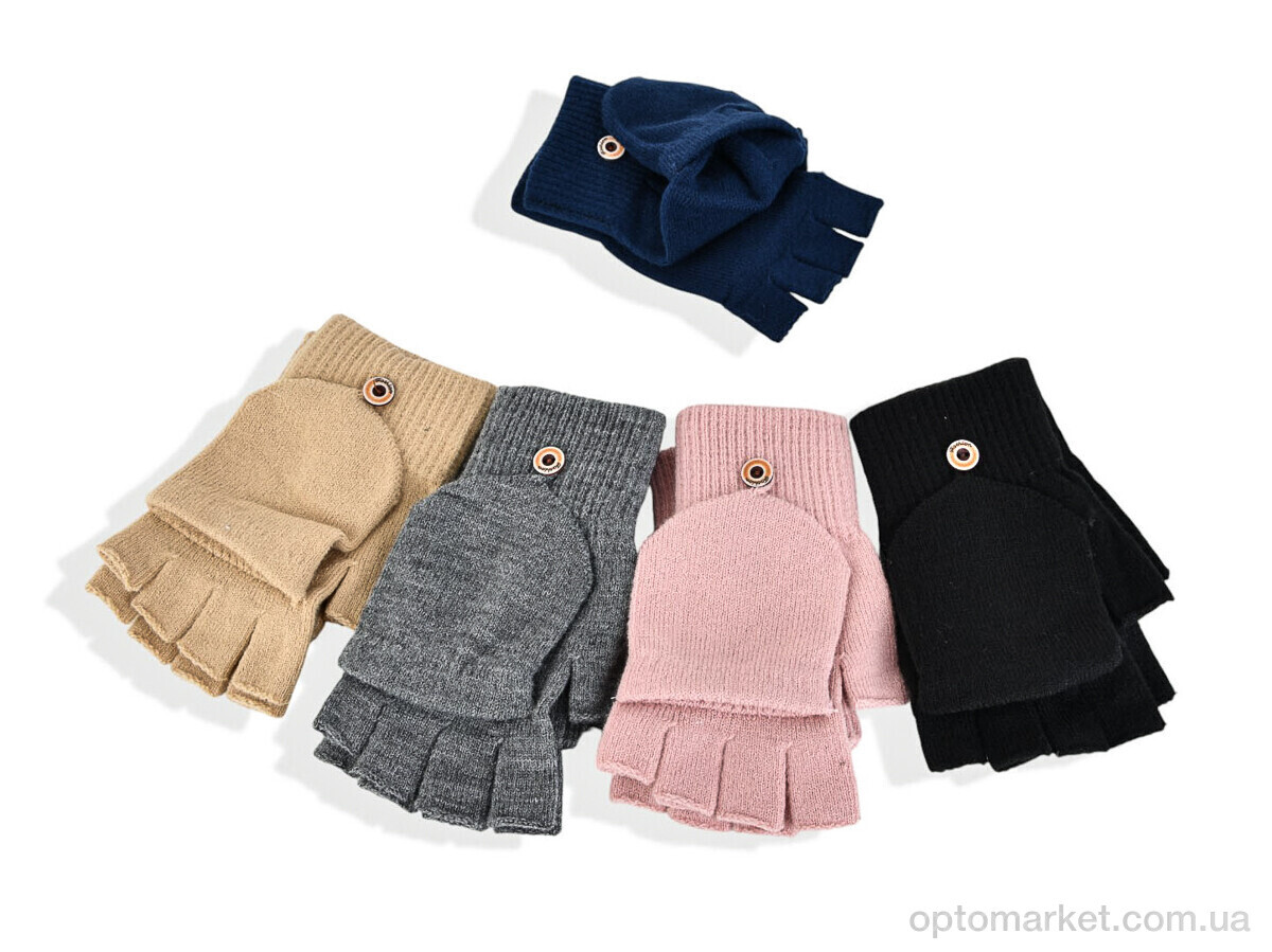 Купить Рукавиці жіночі 2531 (16см) хутро mix Rubi мікс, фото 1