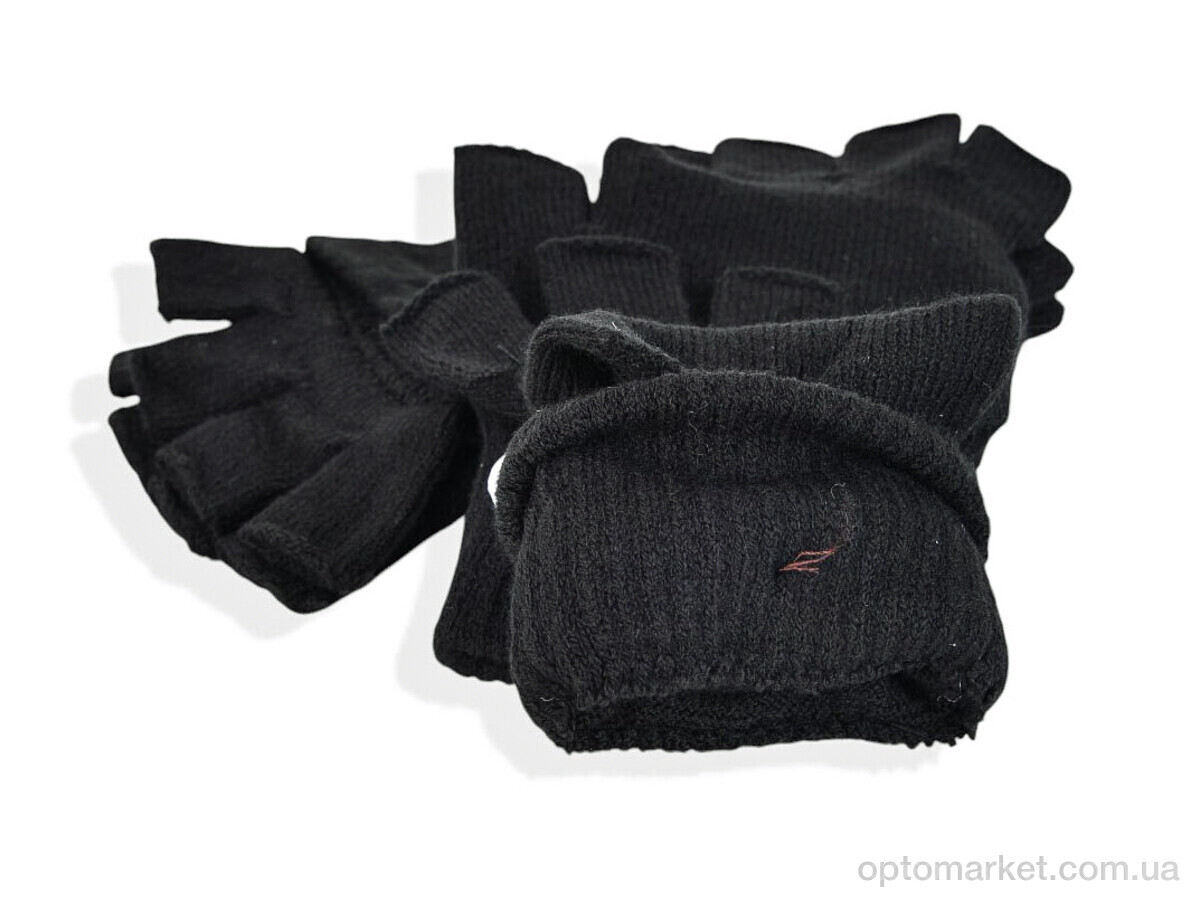 Купить Рукавиці чоловічі 2533 (18см) black Rubi чорний, фото 2