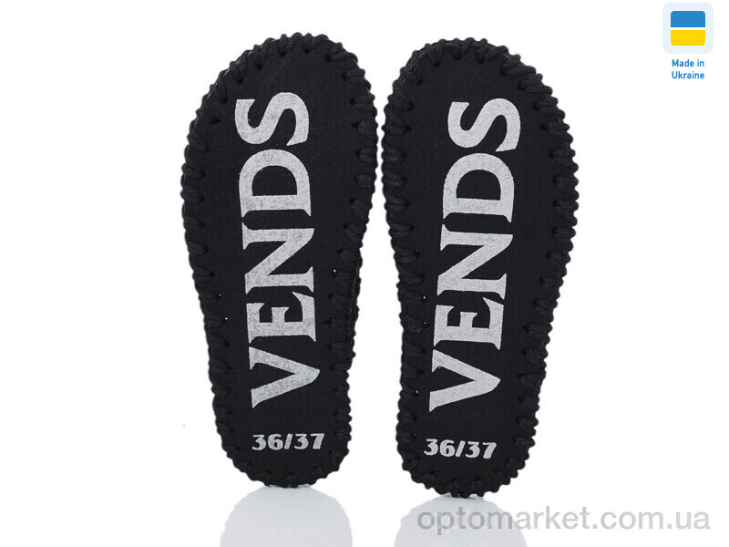 Купить Капці жіночі 253W чорний Vends чорний, фото 3