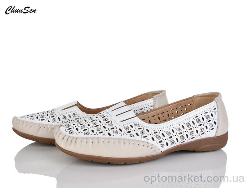 Купить Туфлі жіночі 2559-3 Shun Sen білий, фото 1