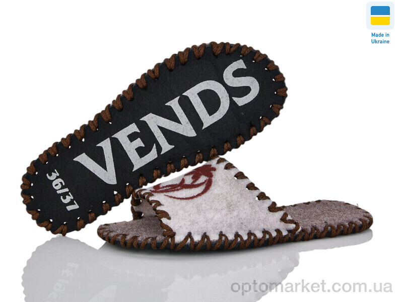 Купить Капці жіночі 255W молоко Vends бежевий, фото 3